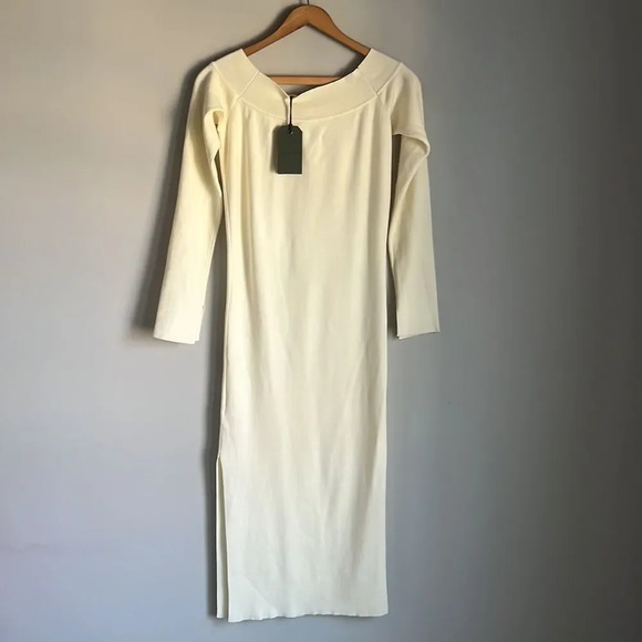 NEW ALLSAINTS Alyssa Side-Slit Knit Dress - Picture 3 of 16